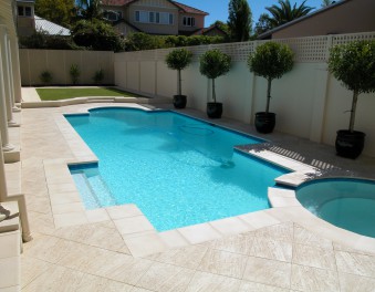 New concrete pools