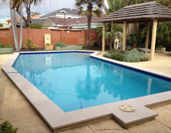Renovated pools