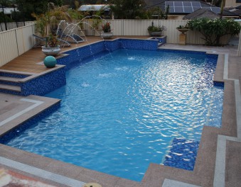 New concrete pools